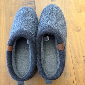Cozy Gray Wool Slippers